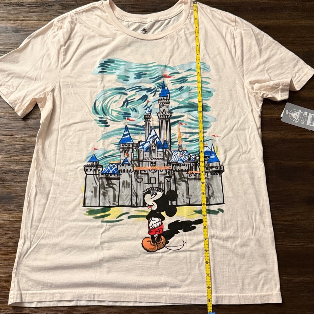 Disney Mickey Mouse & Sleeping Beauty Castle Unisex T-Shirt Medium NWT - Picture 5 of 10